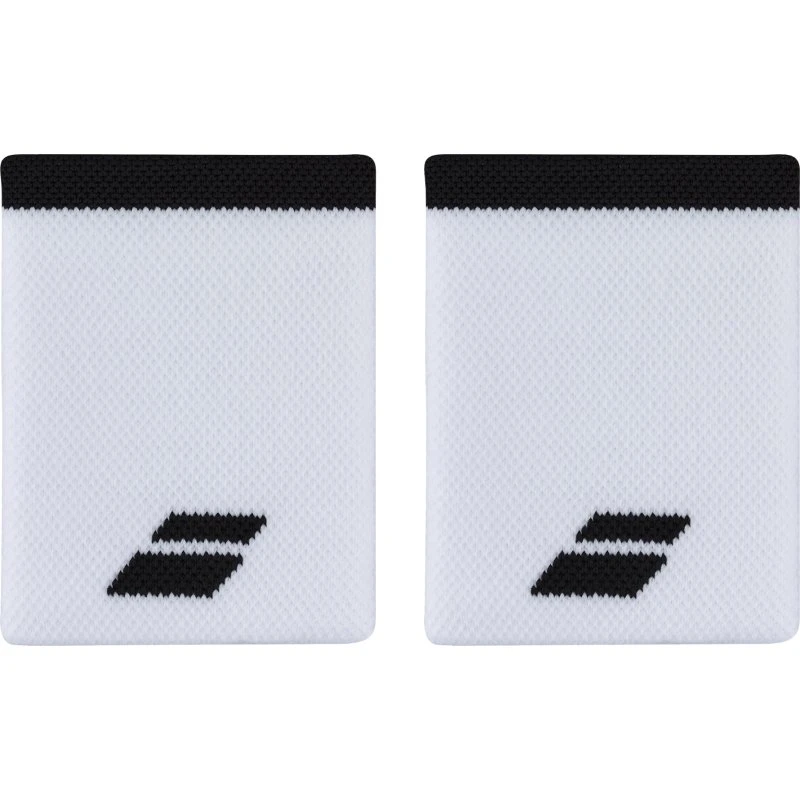 Babolat Logo Jumbo Wristband Blanc/Noir