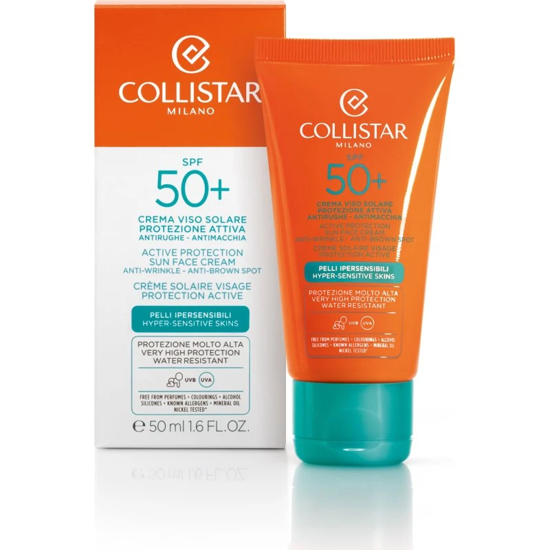 Collistar Crème Visage Solaire SPF 50+ Hypersensible 50 ml