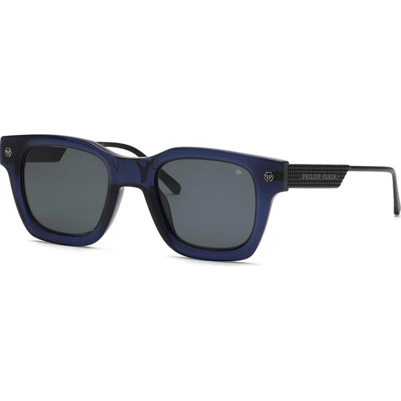 Philipp Plein Lunettes de Soleil Plein Rock Superhero SPP105M Bleu