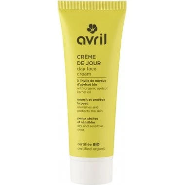 Avril Crème Jour Peau Sèche Huile de Noyau d'Abricot Bio 50ml