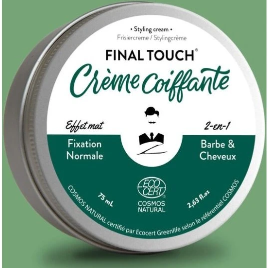 Monsieur Barbier Crème Coiffante Barbe & Cheveux 75ml
