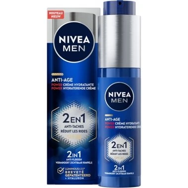 Nivea Men Crème Hydradante Visage Power Anti-Âge 50ml