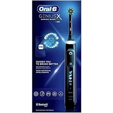 Oral-B Genius X Noir - Brosse à dents électrique rechargeable