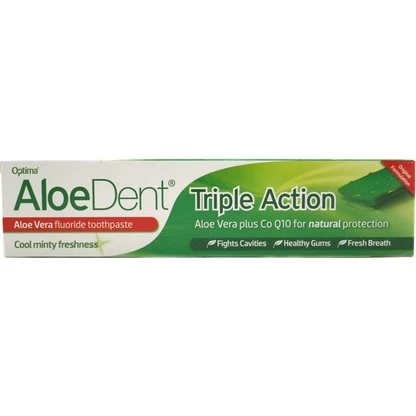 Aloedent Triple Action Dentifrice Fluor 100ml