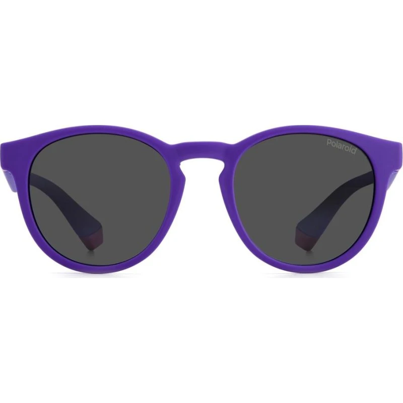 Polaroid Junior PLD 8048/S Lunettes de Soleil Rondes Violettes