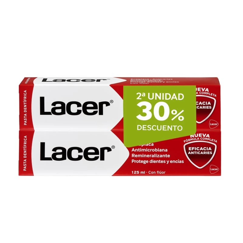 Lacer Dentifrice Fluor 125 ml + 25 ml