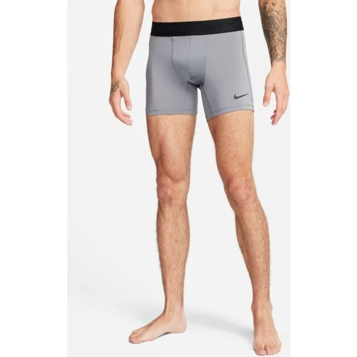 Nike Dri-FIT Brief Shorts Pro Gris Homme