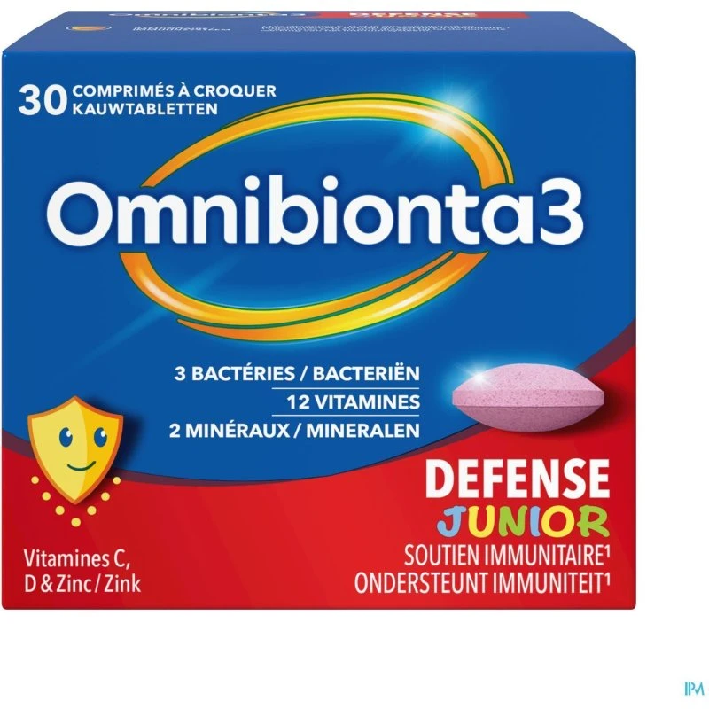 Omnibionta 3 Defense Junior Comprimés à Croquer 30