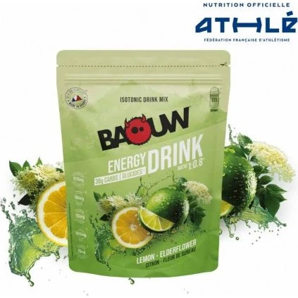 Baouw Énergétique Isotonique Bio Pêche Romarin 585g