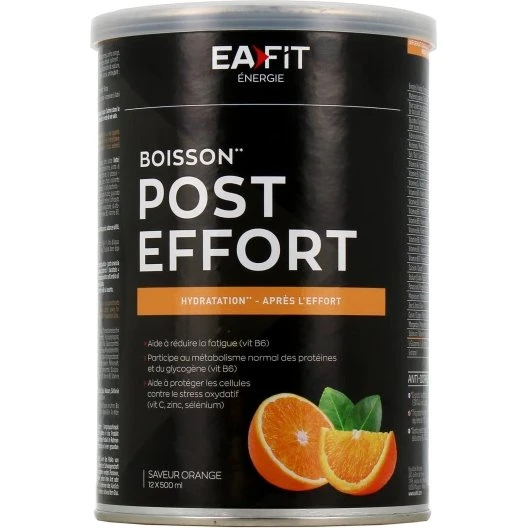 Eafit Énergie Boisson Post Effort Orange 457g