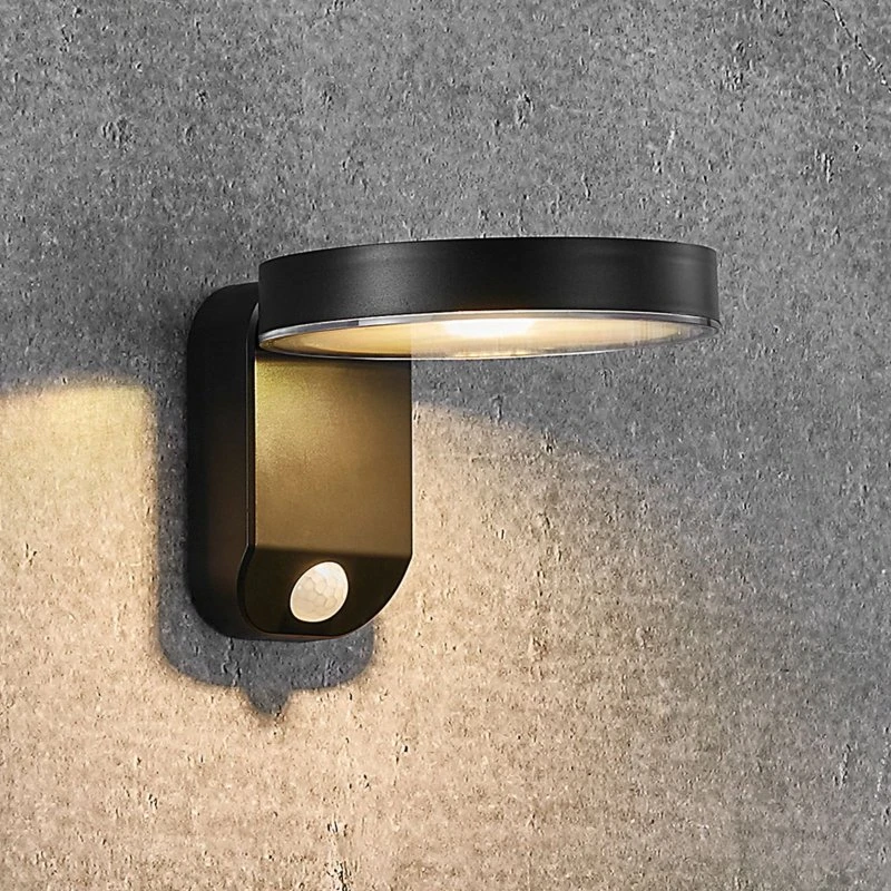 Nordlux Applique Murale Solaire Rica Round LED - Noir
