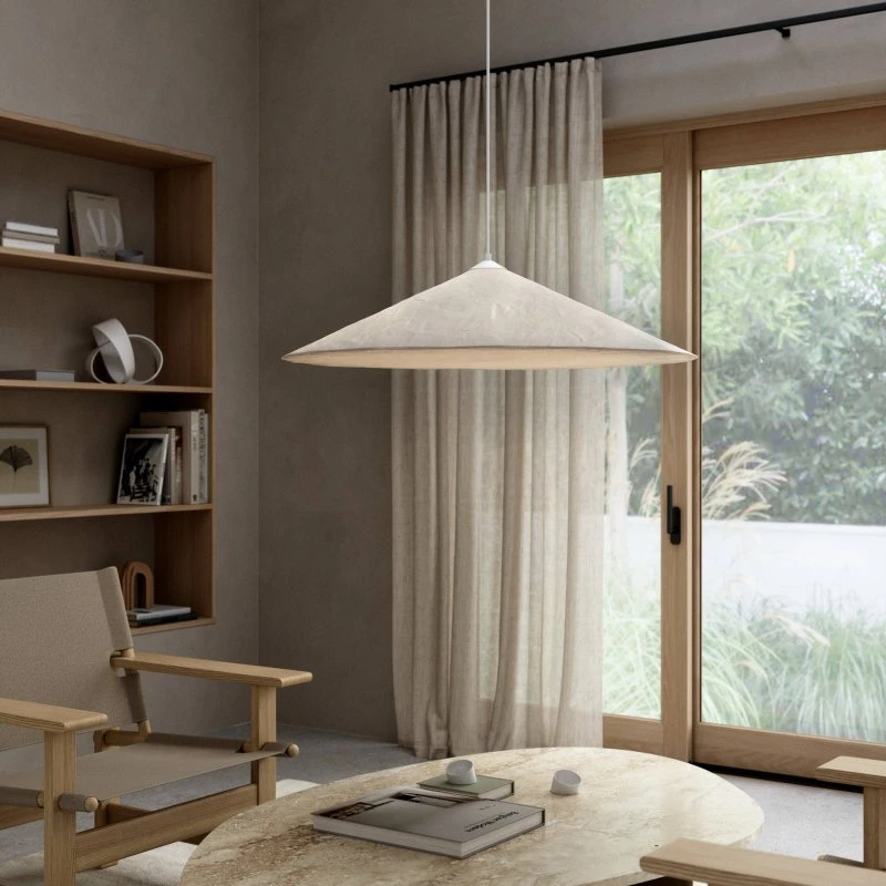 Nordlux Hill - Suspension en Tyvek Blanc - Ø 85 cm