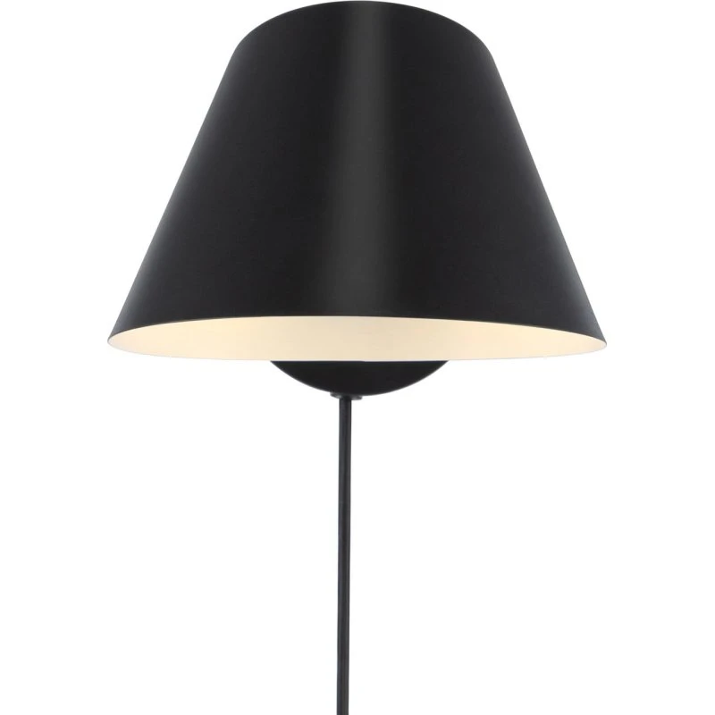 DFTP by Nordlux Applique Stay Short Noire avec Interrupteur