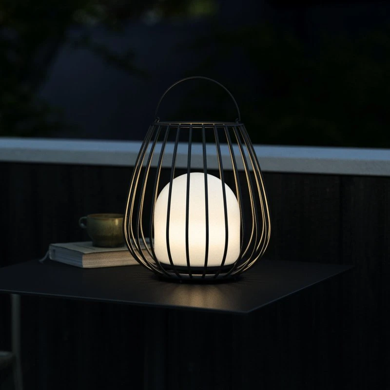Nordlux Jim To-Go - Lampe de table LED rechargeable noire