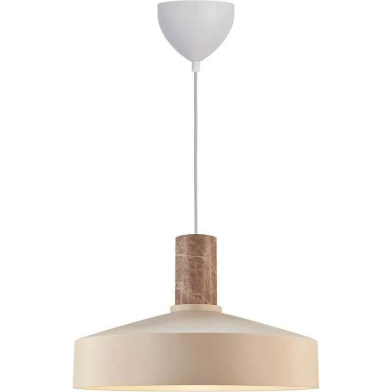 Nordlux Suspension Elvas Beige - Métal et Marbre