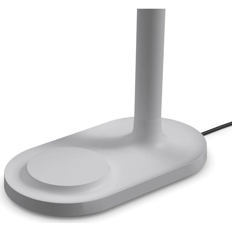Eva Solo Lampe de table Emendo avec chargeur Qi, Grise