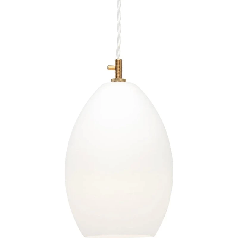 Northern Suspension Unika en verre blanc, design industriel