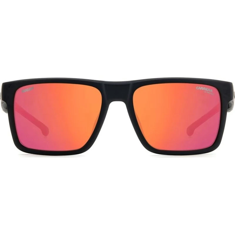 Carrera Ducati Carduc 021/S Lunettes de Soleil Homme Carrées Noires et Rouges