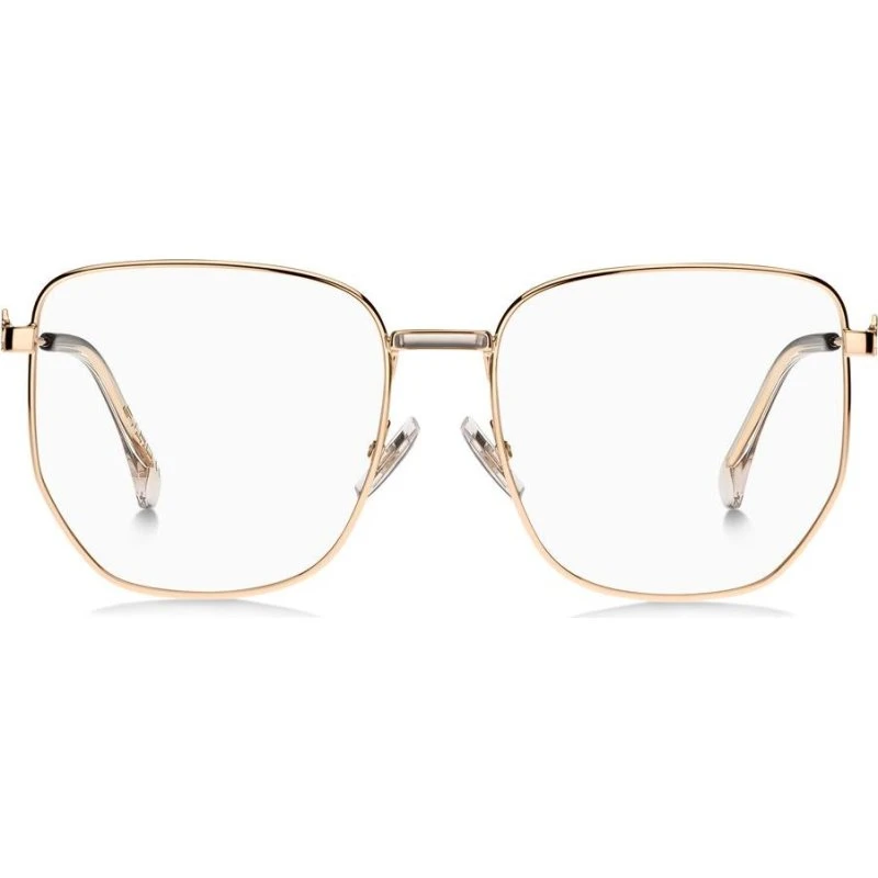 Etro 0024 Lunettes de Vue Géométriques Femme en Acier Or Rose