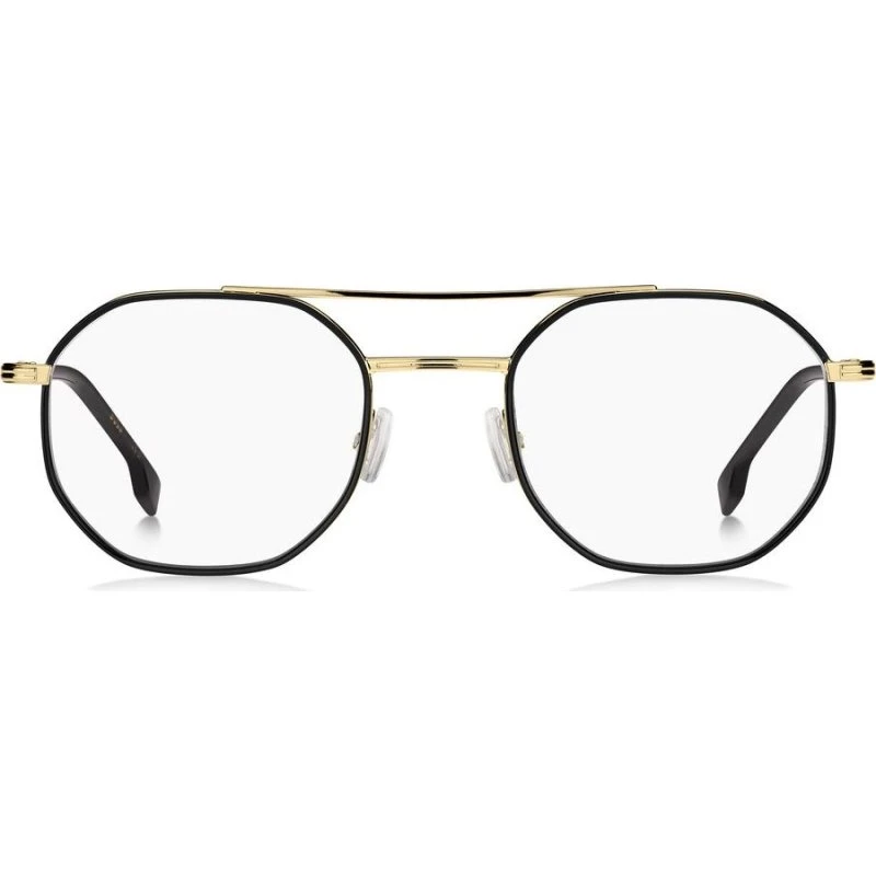 Boss 1632 Lunettes de Vue Homme - Monture Géométrique Or et Noir