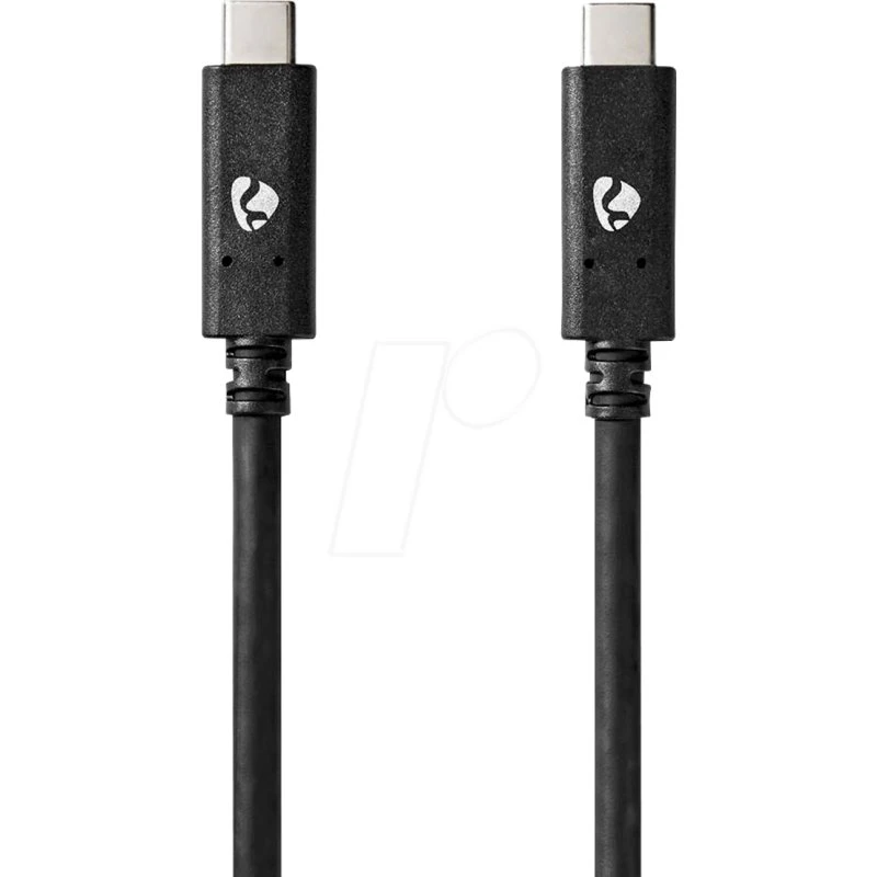 Nedis Câble USB-C 3.2 Gen 2 10 Gbps 100 W Noir 1 m