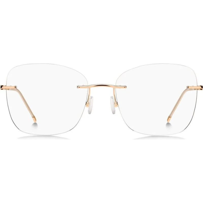 Boss 1667 - Lunettes de vue papillon en acier or rose pour femme