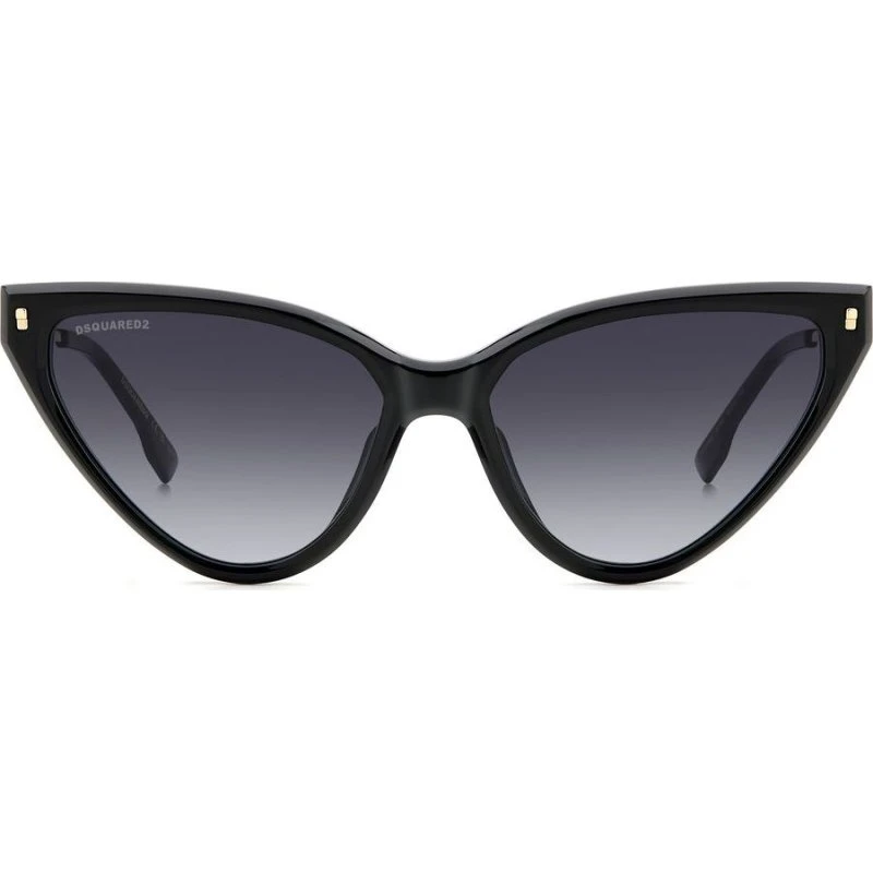 Dsquared2 D2 0134/S Lunettes de Soleil Cat Eye Noir et Gris