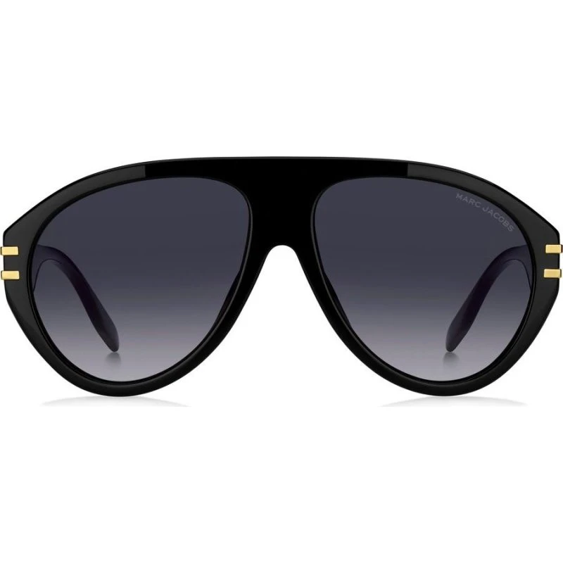 Marc Jacobs Marc 747/S Lunettes de Soleil Pilote Homme Noir Gris