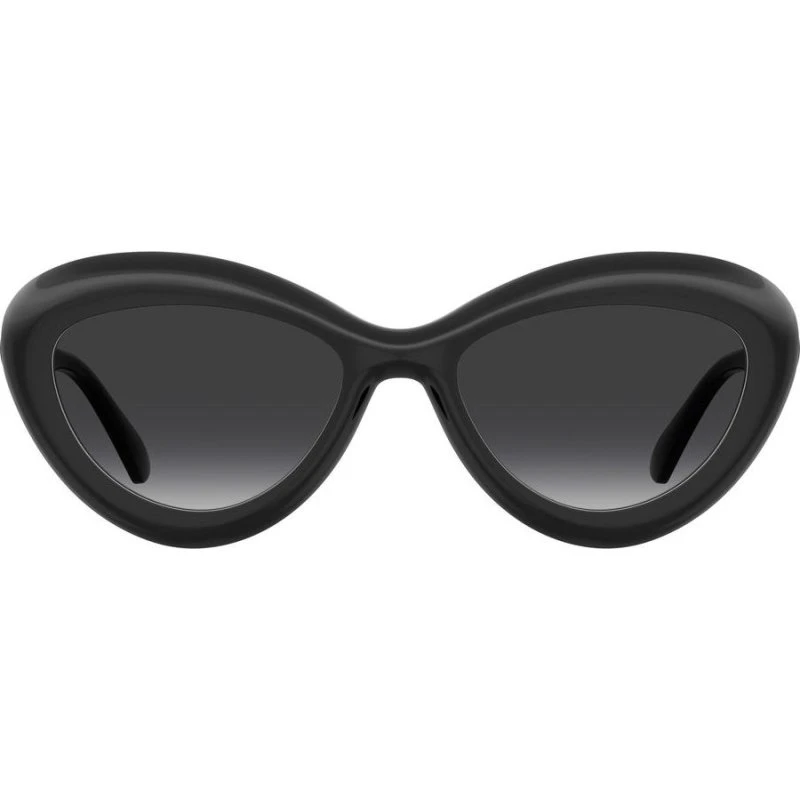 Moschino MOS163/S Lunettes de Soleil Femme Géométriques Noires
