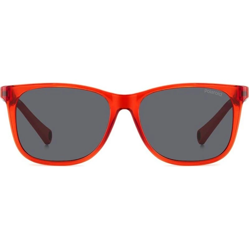Polaroid PLD 8058/S Lunettes de Soleil Enfant Rouges Carrées