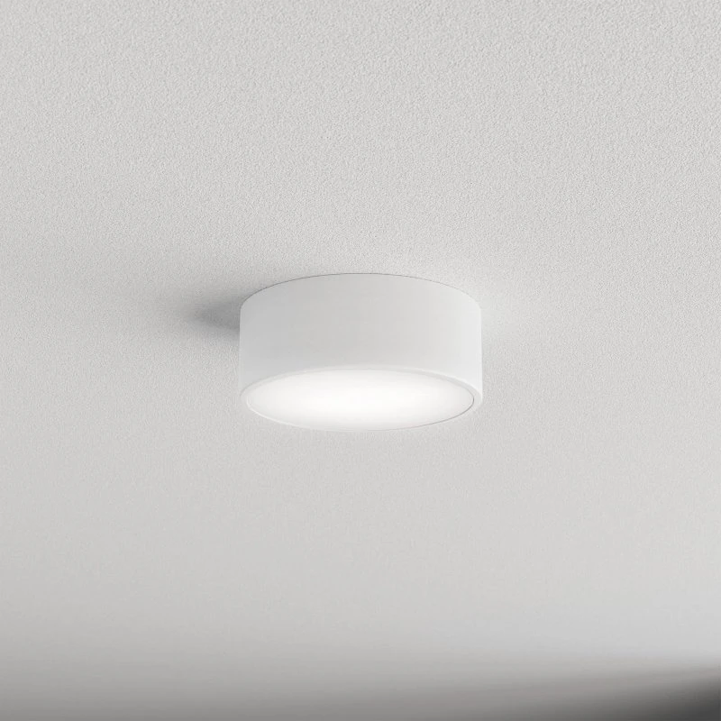 TEMAR LIGHTING Plafonnier Cleo Blanc - Rond 20 cm - Moderne