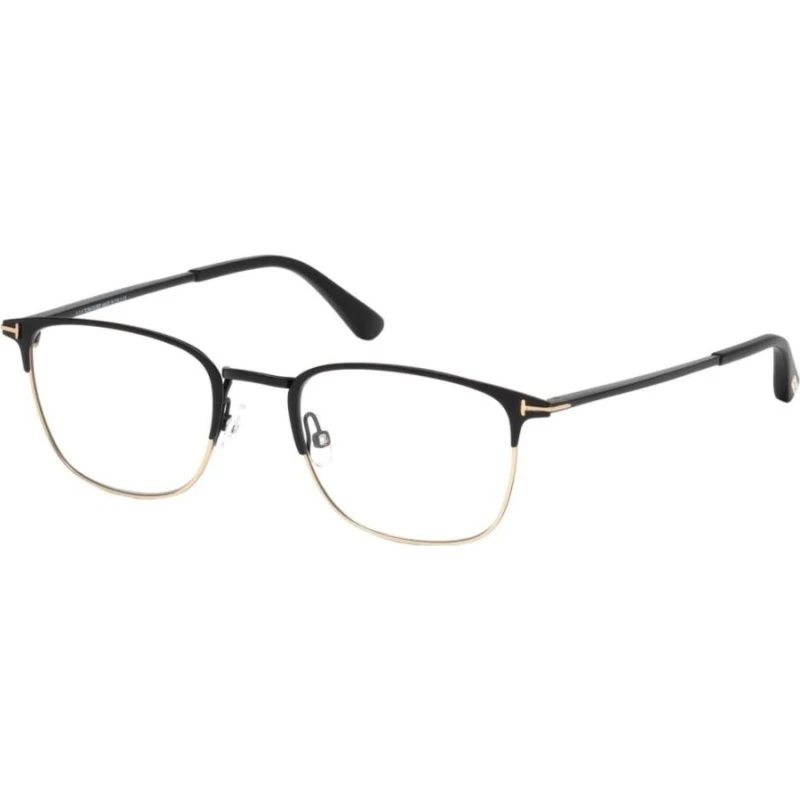 Tom Ford FT 5453 Lunettes de Vue Homme Géométriques Noires