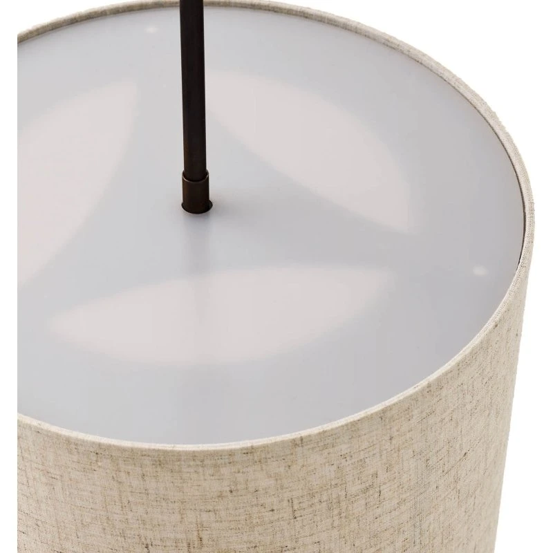 Audo Copenhagen Suspension Hashira en lin naturel, Ø30cm