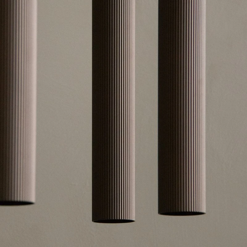 Audo Copenhagen Suspension Tubulaire H24 - Bronze et Aluminium
