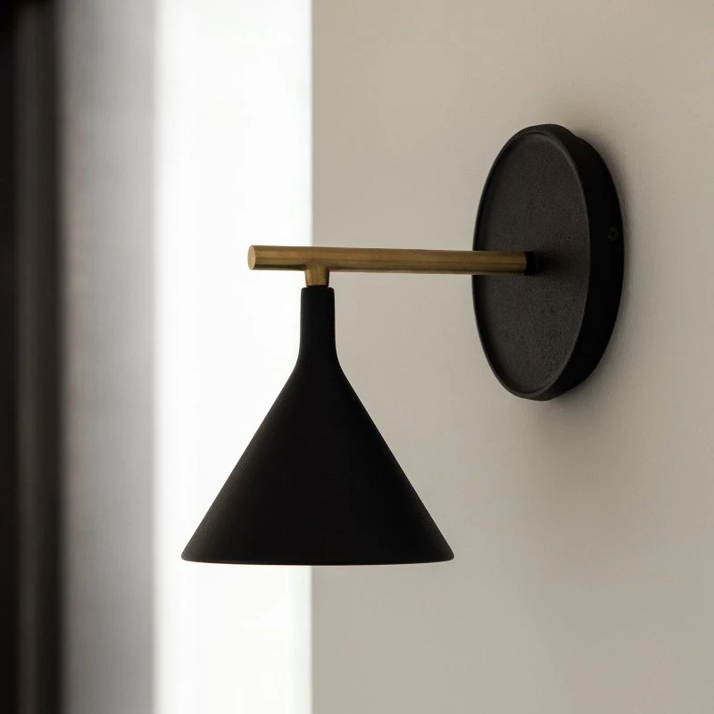Audo Copenhagen Applique murale Cast Sconce IP44 noire