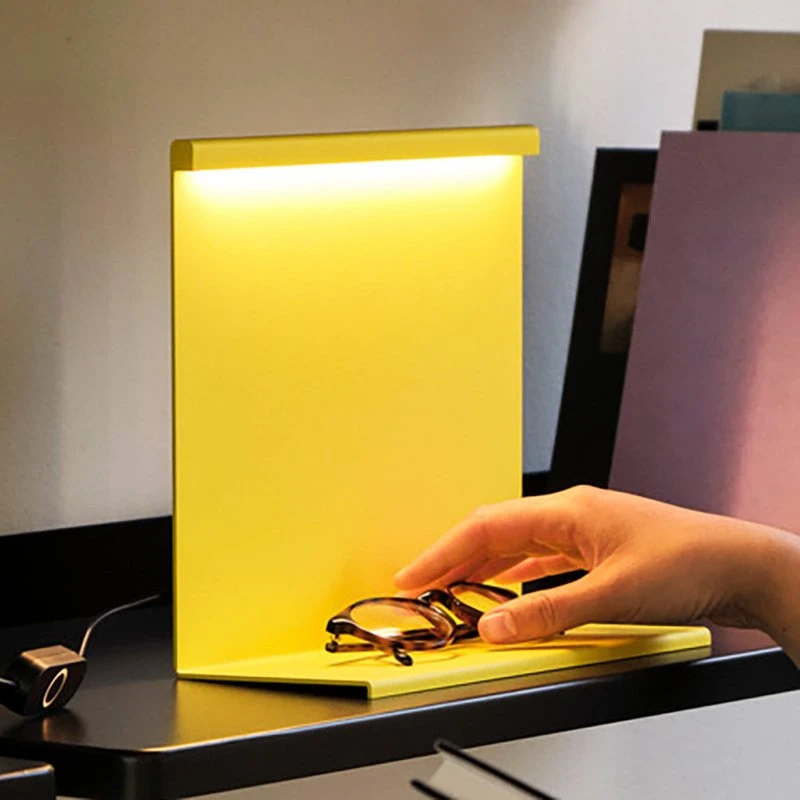 HAY Lampe de Table LBM Titanium Yellow