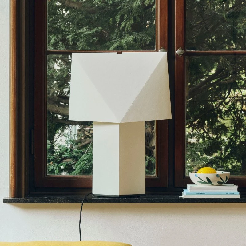HAY Lampe de table Aplat - Papier de soie blanc - 44 cm