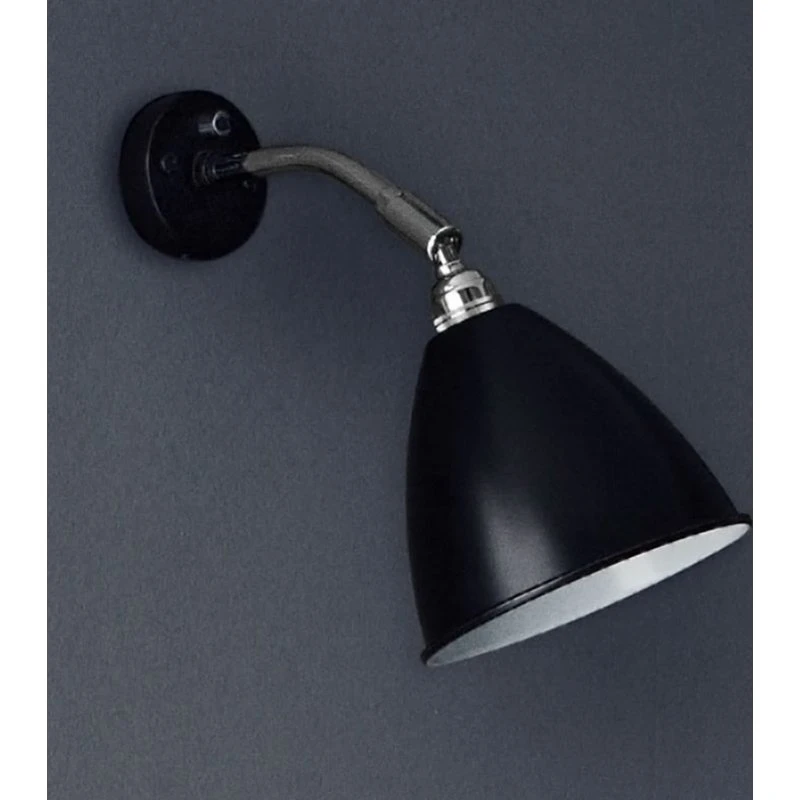 Gubi Applique murale Bestlite BL7 Noir/Chrome Ø 16 cm