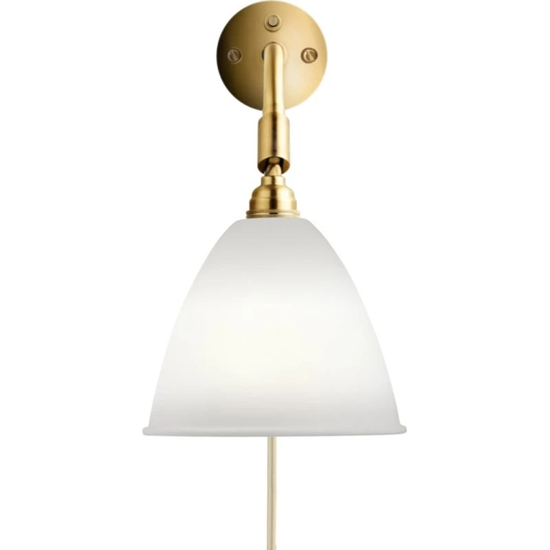 Gubi Applique murale Bestlite BL7 en porcelaine et laiton, 16 cm