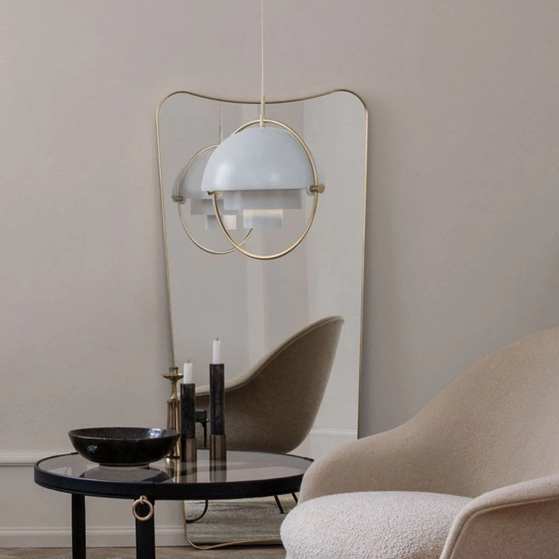 Gubi Suspension Multi-Lite Ø 36 cm, Chrome et Blanc