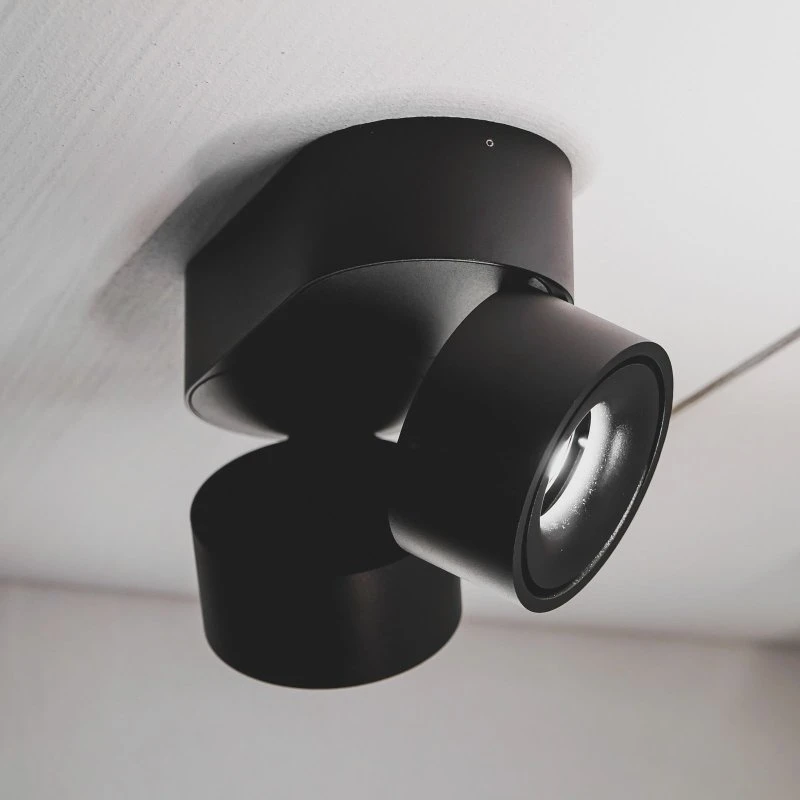 Loom Design Aim Double Spot LED Noir - Orientable et Dimmable
