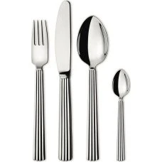 Georg Jensen Bernadotte - Set de 4 Couverts Acier Inoxydable
