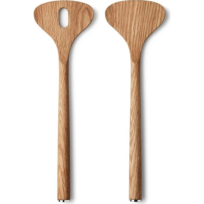 Georg Jensen - Couverts à salade Alfredo en chêne