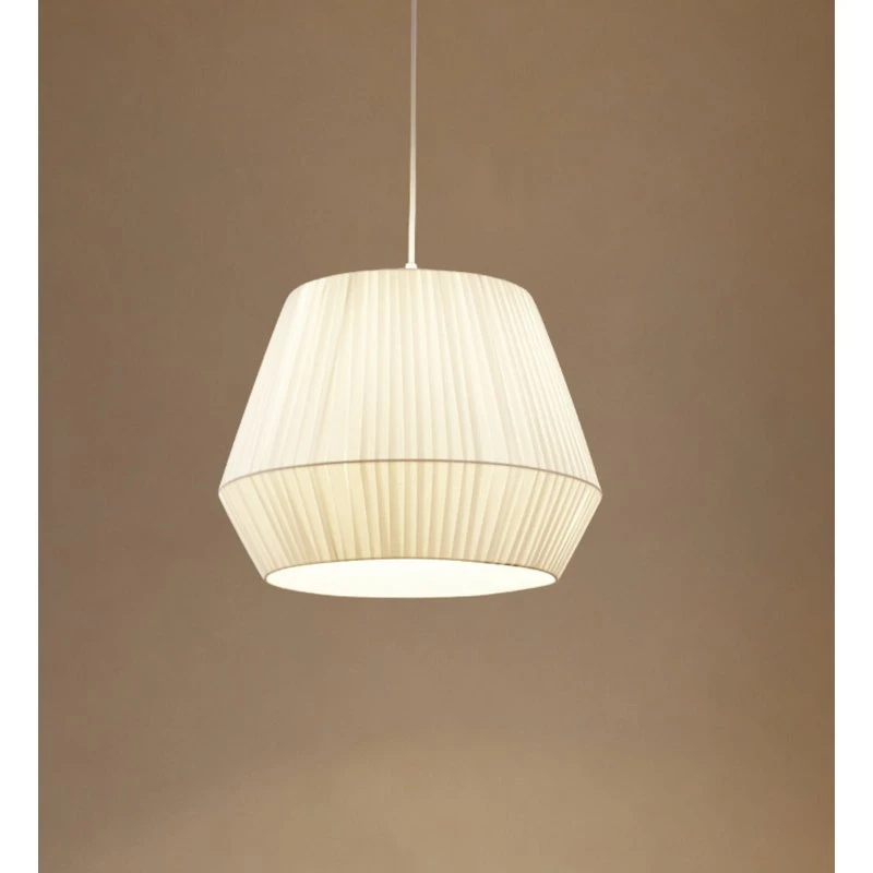 Suspension Lindby Vitore Blanche - Design Scandinave en Textile