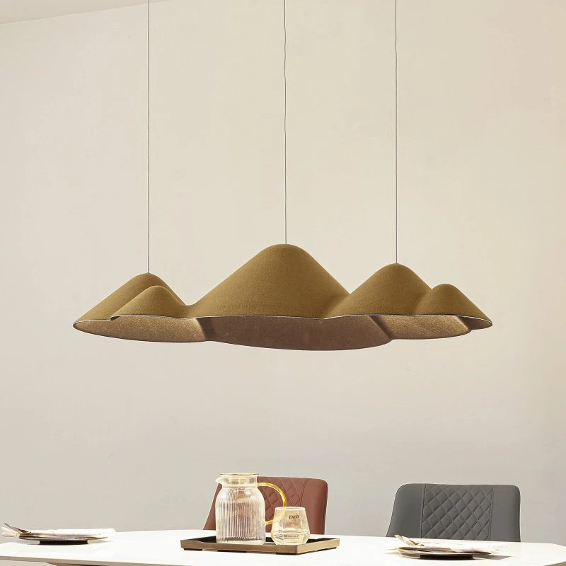 Lucande Beutlin Suspension LED Dimmable Vert Olive - 106 cm