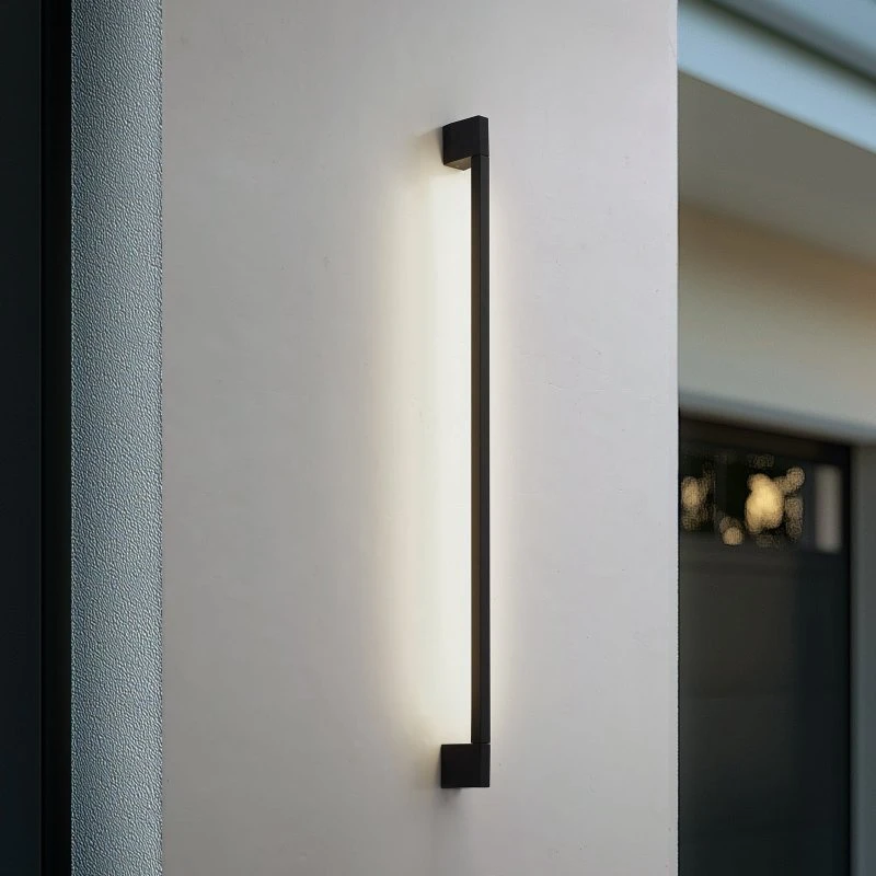 Applique murale LED Lindby Neano, Noir, Aluminium, IP54
