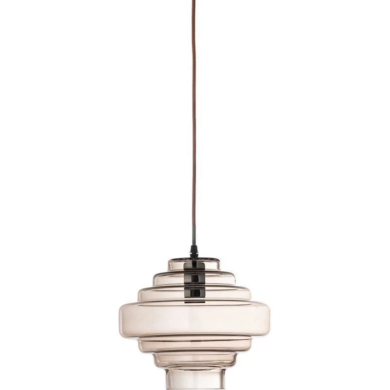 Bloomingville Suspension Ilua verre brun organique