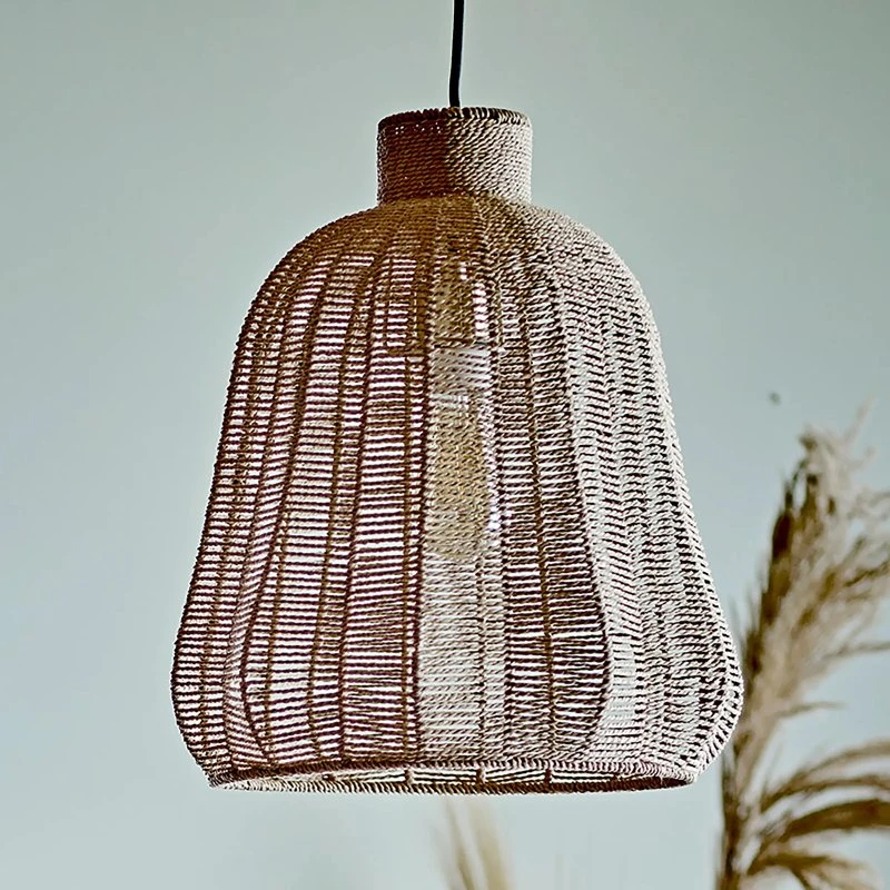 Bloomingville Felizia Suspension Nature en papier tressé