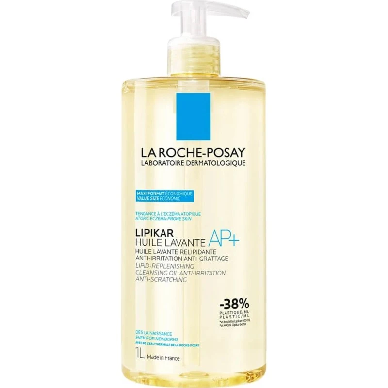 La Roche-Posay Lipikar AP+ Huile Lavante Hydratante 1L