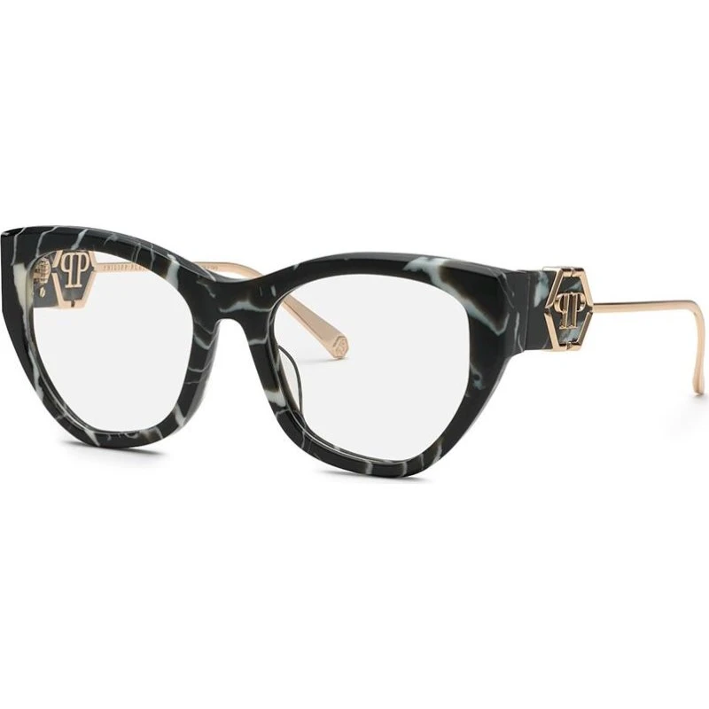 Philipp Plein Lunettes de Vue Plein Rose Venus VPP123M Oeil de Chat